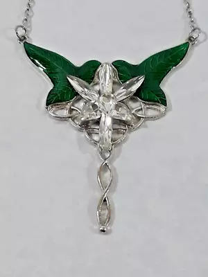 BAUNA Elven Leaf Aragorn Evenstar Pendant Necklace Elvish Jewelry • $12