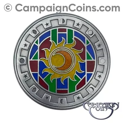 $11.23 • Buy 5e DIVINE CONCENTRATION TOKEN Fantasy RPG Metal Magic Spell Campaign Coins