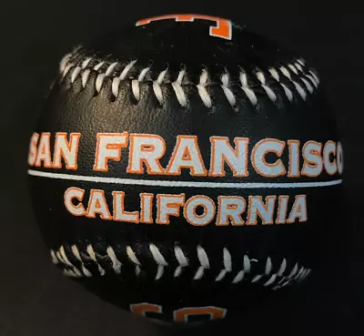 San Francisco CA Logo Black & Orange Souvenir Collectible Baseball NEW • $16