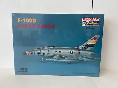 Minicraft Hasegawa F-100D Super Sabre Model Kit New 1:72 Scale Sealed • $27.99