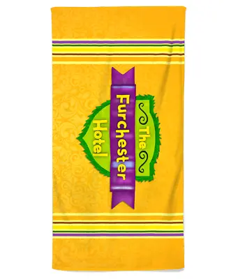 Sesame Street Spin Off The Furchester Hotel Cbeebies Beach Or Pool Towel • £28.99