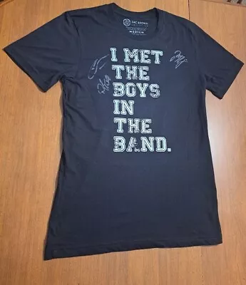 Rare Autographed Signed Zac Brown Band I Met The Boys In The Band T-Shirt Medium • $99.99