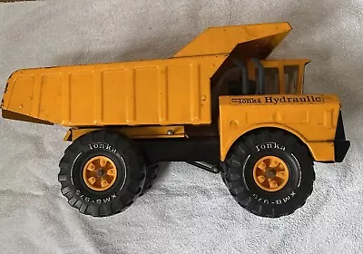 Vintage Mighty Tonka Hydraulic Dump Truck / Dumper | Pressed Steel | 1970s • £69.99