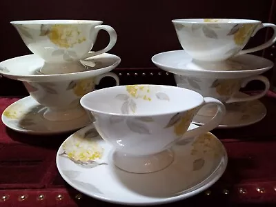 Laura Ashley Bone China Hydrangea Cup And Saucer New • £12