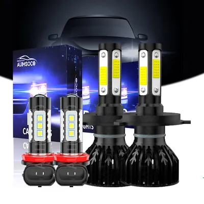 For Toyota Highlander Sport Utility 3.5L 2008-2010 LED Headlight Fog Light Bulbs • $39.99