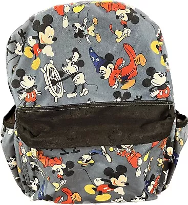 Disney Mickey Mouse 16”x12”x5” Colorful Comic Print Zippered Front Pocket • $12.60