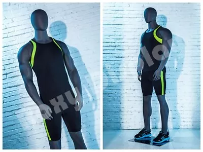 Male Mannequin With Egghead Athletic Style Strong And Muscular Body #MZ-HEF00EG • $439