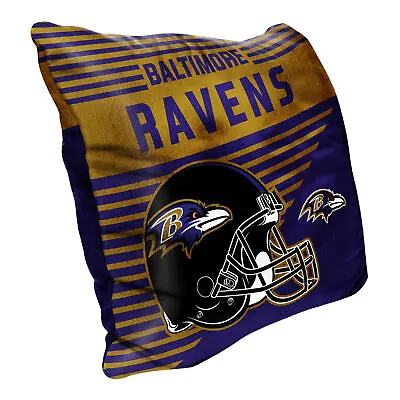 Northwest NFL Baltimore Ravens Velvet Throw Pillow 18  X 18  • $24.99