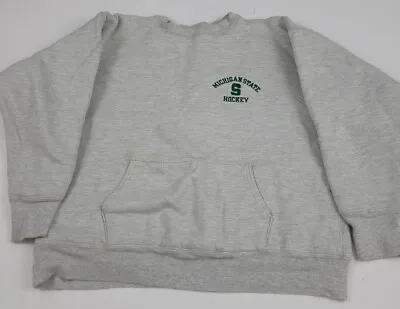 $369.99 • Buy Vintage 80s Champion Reverse Weave Double Face Sweat Michigan State Hockey USA