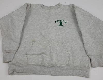 $369.99 • Buy Vintage 80s Champion Reverse Weave Double Face Sweat Michigan State Hockey USA