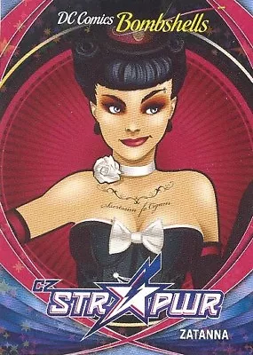 2017 Cryptozoic DC Comics Bombshells CZ Str Pwr Red S03 Zatanna (Star Power Red) • $50