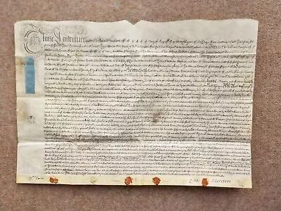 1719 Kirklevington Yorkshire Georgian Vellum Deed Document Indenture • $73.99