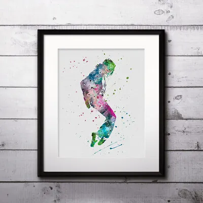 Michael Jackson Watercolor Print Michael Jackson Art Michael Jackson Poster • $60.99