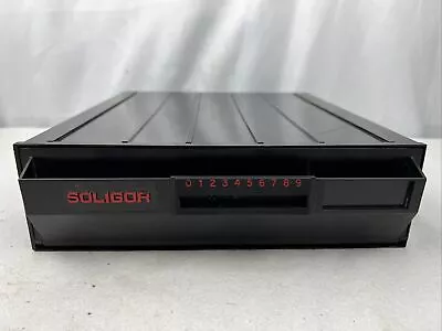 $29.99 • Buy (1) SOLIGOR / 9.5x10.5 MODULAR DOUBLE PAPER SAFE, FEET, DIRECTIONS, NICE