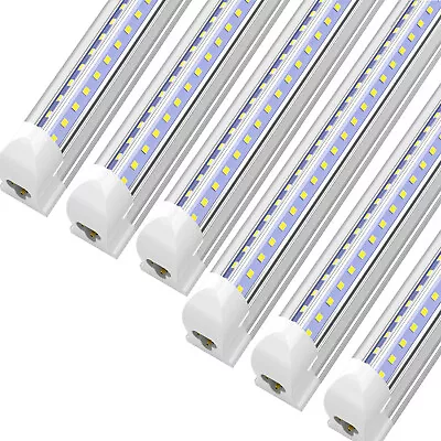 4~25 Pack T8 8FT 72W LED Shop Light Fixture 6500K 8Foot LED Tube Light Bulbs US • $83.49