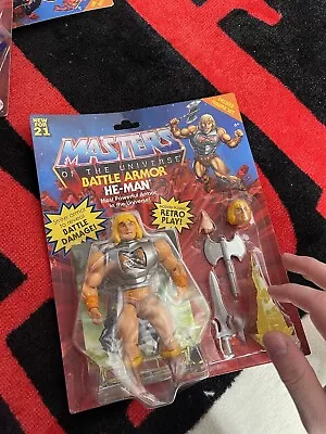 Battle Armor He-Man MOC MOTU Origins Deluxe Figure NEW 2021 • $20