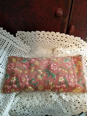   Vintage Floral Print UNSCENTED Eye Pillow MICROWAVE HEAT PACK/COLD PACK • $12