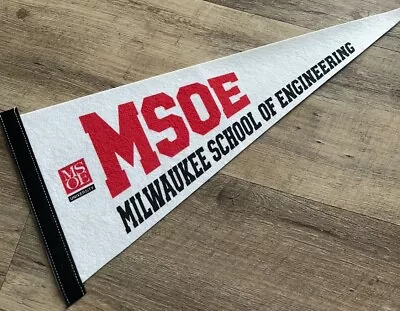 MILWAUKEE SCHOOL OF ENGINEERING MSOE RAIDERS Pennant 24” College Student RARE • $31.45