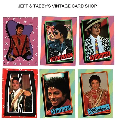 1984 Topps Michael Jackson Series 1 & 2 Cards & Stickers / See Drop Down Menu • $0.99