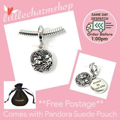 $59 • Buy NEW Authentic Genuine PANDORA Bird & Mouse Dangle Charm - 797671CZRMX RETIRED