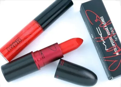 MAC Cosmetics VIVA Glam Miley Cyrus 2 Lipstick And Lipglass Set NIB • $49.99