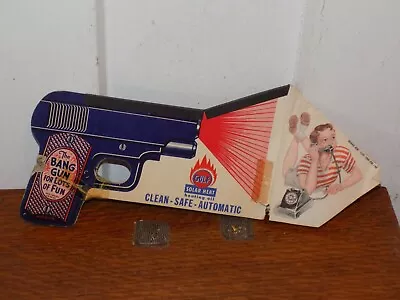 Vintage Gulf Solar Heat Heating Oil Cardboard Bang Gun • $45