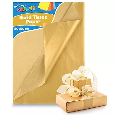 20-500 Coloured Tissue Paper Sheets Assorted Large Quality Gift Wrapping 50x66cm • £4.49