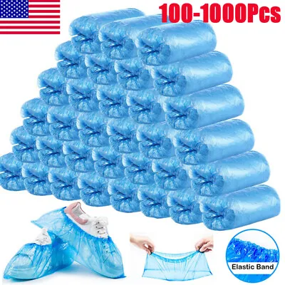 100-1000x Disposable Anti Slip Boot Shoe Covers Overshoes Protective Waterproof • $12.99
