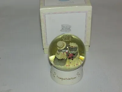 **LOOK** Stunning Boxed ME TO YOU Tatty Teddy Wedding Day Water Globe FREE P+P • £10