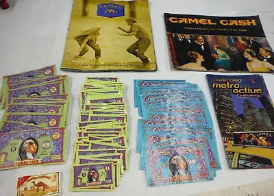 Vtg 1993 1996 1997 Camel Cigarette Cash Catalog Book Money Bill Note X12-29 • $15
