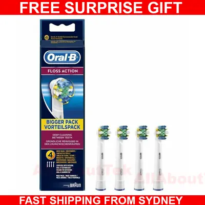 $17.99 • Buy Brand New Genuine Oral-B Floss Action Electric Toothbrush Replacement Heads