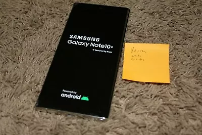 Samsung Galaxy Note 10+ Plus Cell Phone SM-N975U Verizon Silver Breaks • $189.99