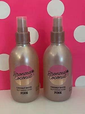 2 Victoria's Secret PINK Bronzed Coconut Self Tanning Water With Coconut Water • $34.95