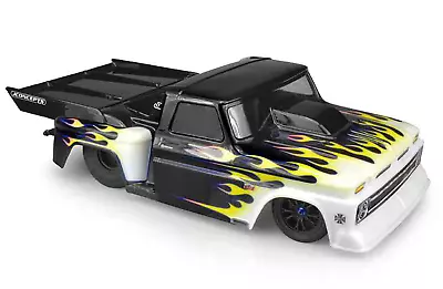 $56.99 • Buy RC 1/10 Dragster Body 1966 CHEVY SIDE STEP Pick Up Drag -CLEAR - #0373