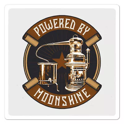 Powered By Moonshine Sticker • $3.96