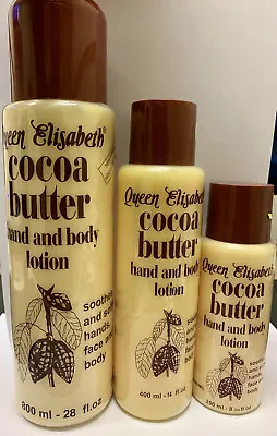 Queen Elizabeth Cocoa Butter Hand And Body LOTION 250ML 400ML 800ML • £8.49