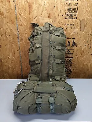 Vietnam Era  Parachute Pack Harness Straps & Parachute T-10 Reserve  • $699.99