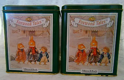 $21.28 • Buy Villeroy & Boch Foxwood Tales Vintage Collectible Tin Empty