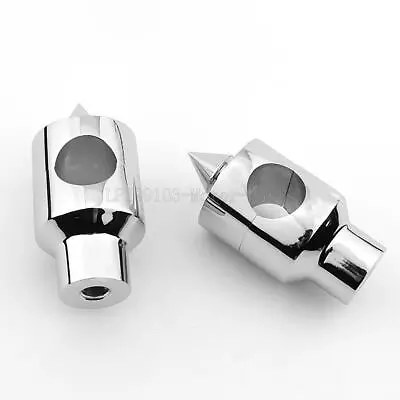 $36.85 • Buy CHrome 1  Handlebar Risers For Amaha V-Star 650 950 1100 1300 Classic Stryker US