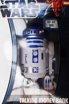 Star Wars R2d2 Talking Money Bank Brand New  In Box!! • $69.95