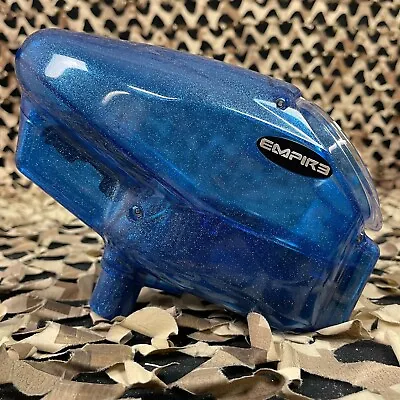 NEW Empire Halo Too Paintball Hopper W/ Built-In Rip Drive - Diamond Blue • $89.95