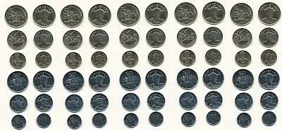 $34.99 • Buy Swaziland Eswatini 5 Pcs X set 6 Coins 10 20 50 Cents 1 2 5 Emalangeni 2018 2021