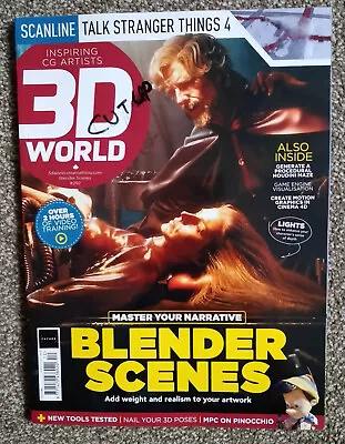 3D WORLD Magazine  CG Art Inspiration Blender Scenes. Issue 292 • £6