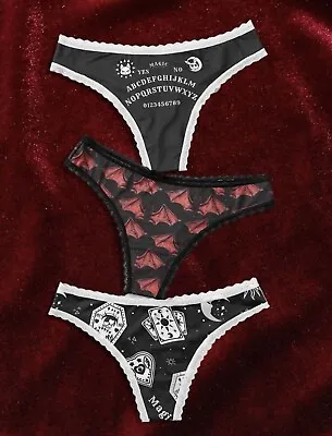 3 Pack Smooth Magic Palm Card Demonic Satanic Ouija Board Underwear Panties Set • £17.35