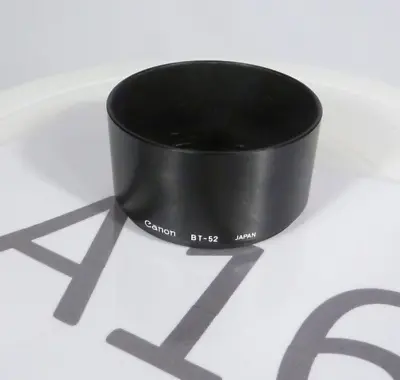 Canon BT-52 Plastic Lens Hood Shade F/FD 85mm F1.8 100mm F2 Refm • £12.99