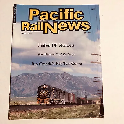 Pacific Rail News #268 1986 March Unified UP Numbers 2 Western Coal Trains RG 10 • $4.90