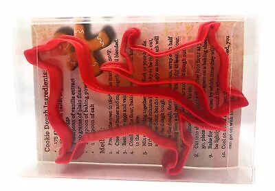£3.49 • Buy Dachshund Dog Cookie Cutter Set Of 2, Biscuit, Pastry, Fondant Cutter