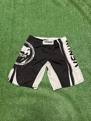 Venum Athletic Men’s Fight Shorts UFC MMA Black / White Size Small Waist 31” MMA • $20