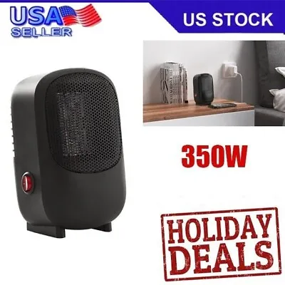 $9.88 • Buy Personal Mini Electric Ceramic Heater Small Portable 350w Indoor Room Black New