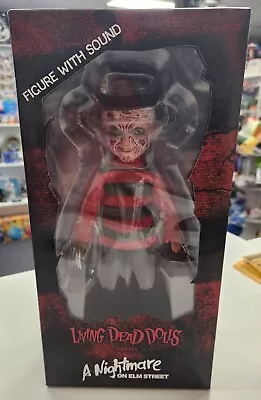 Living Dead Doll Freddy Kruegar Nightmare On Elm Street Figure With Sound • $59.11